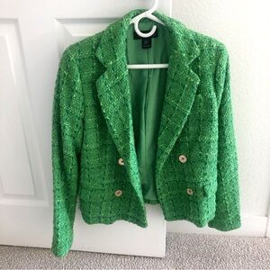 Green Tweed Women's Jacket